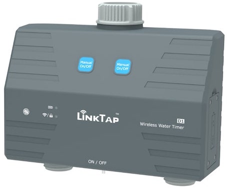 Remote Irrigation for Garden LinkTap G1S Wireless Water Timer & Gateway Cloud Controlled Smart Hose Timer & App Manual Control & Digital Lockout Weather Awareness 2 Year Battery Life IP66 